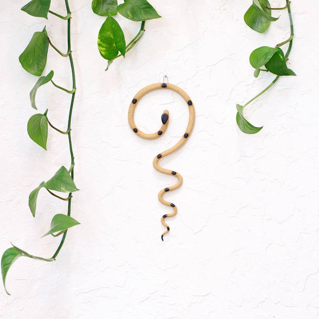 Ceramic Wall Snake, Medium - Sylvia