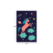 Space Unicorn Classic Layflat Journal Notebook