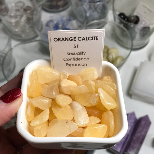 Small Orange Calcite