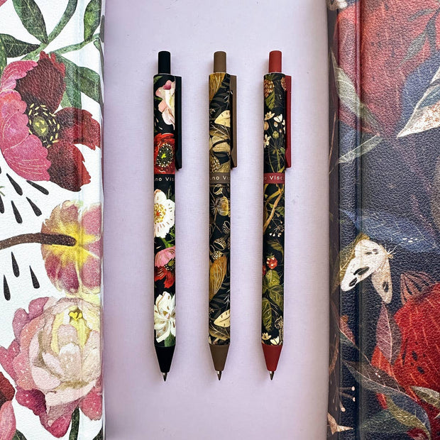 Floral Click Pens