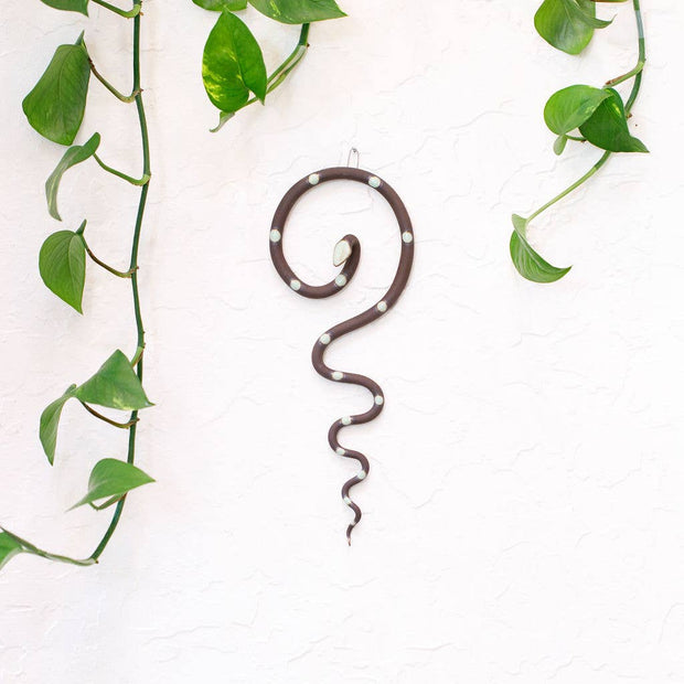 Ceramic Wall Snake, Medium - Sylvia