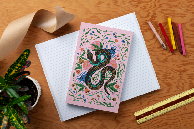Charmed Snake Classic Layflat Notebook – WOO PDX