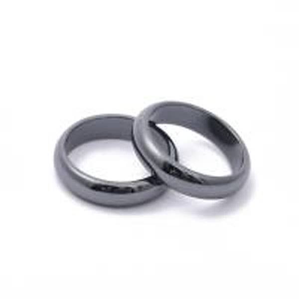 Hematite Ring Non-Magnetic Size 9