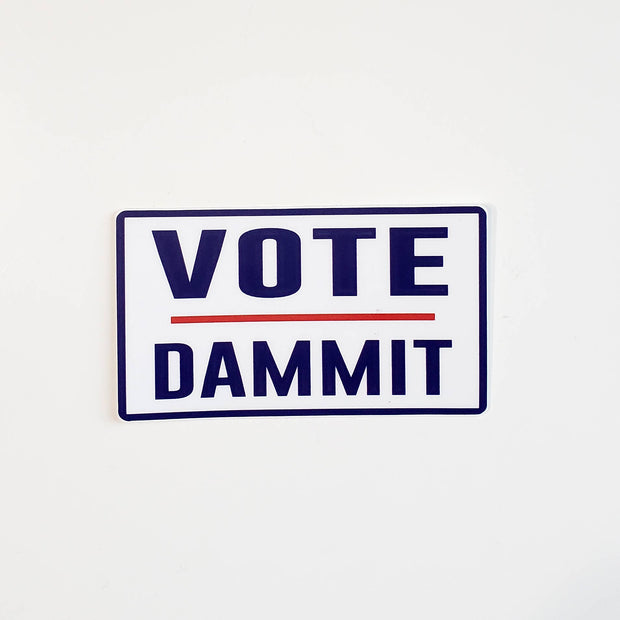 Vote Dammit Sticker
