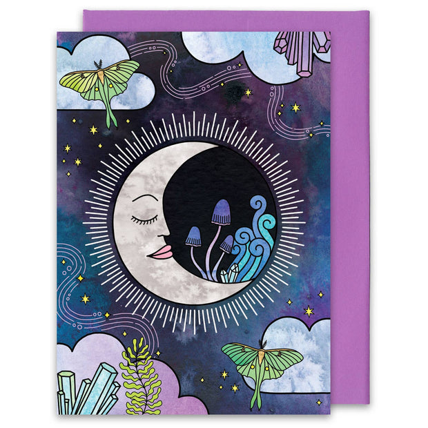 The Moon Greeting Card