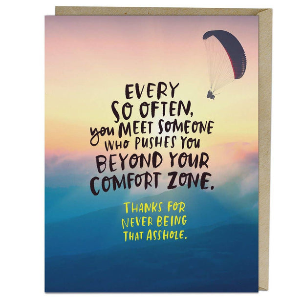 Comfort Zone Card by Emily McDowell