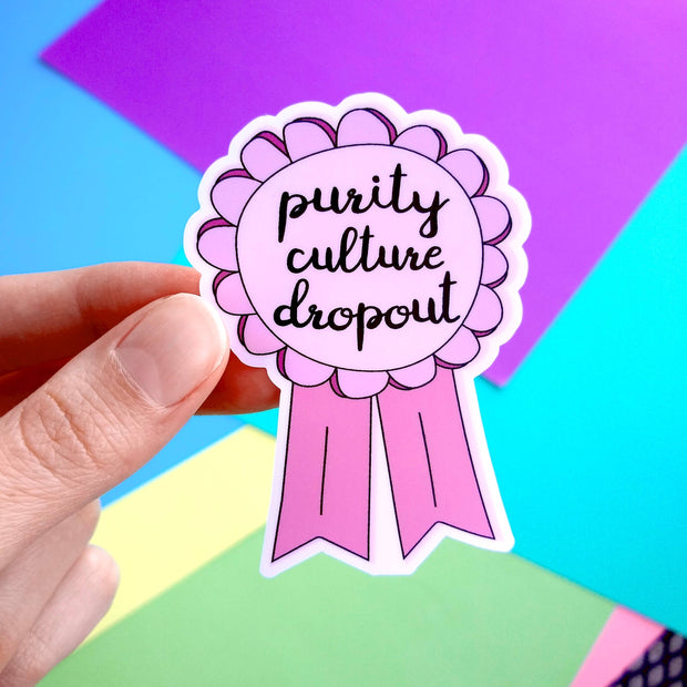 Purity Culture Dropout Sticker