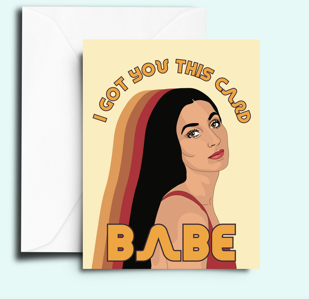 Cher Babe Card