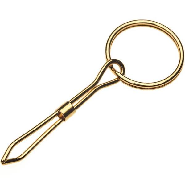 Gold High Society Collection 24k Dipped Roach Clip Keychain