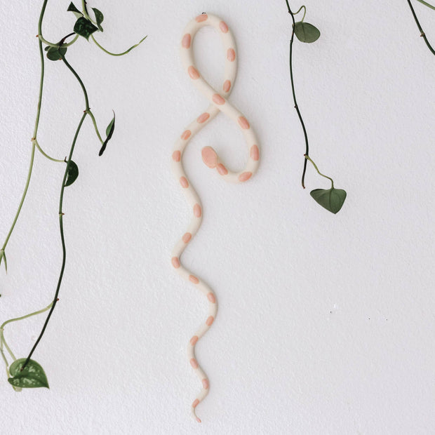 Ceramic Wall Snakes, Large - Sofie