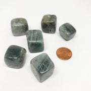 High Flash Labradorite Cubes