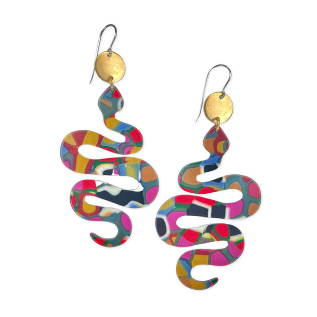 Pimento Snake Bite Earrings by WOO Jewelry