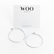 WOO Jewelry - Classic Hoop Shapes in 14k GF and Sterling