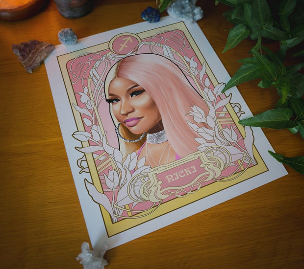 Nicki Minaj Sagittarius Sticker